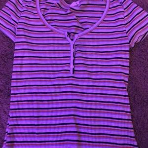 Stripped baby tee